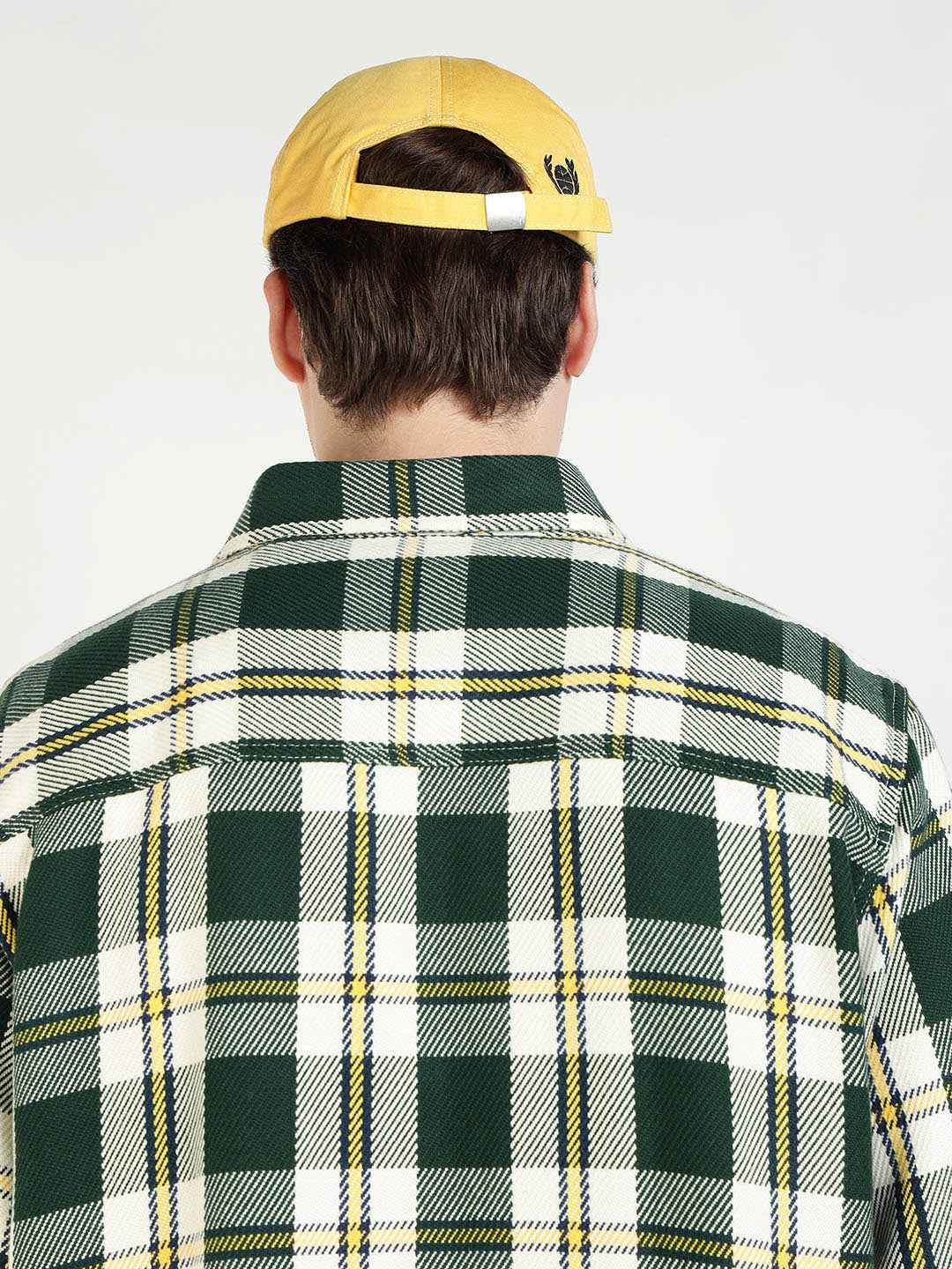 Gant Men Green Checks Collar Shirt