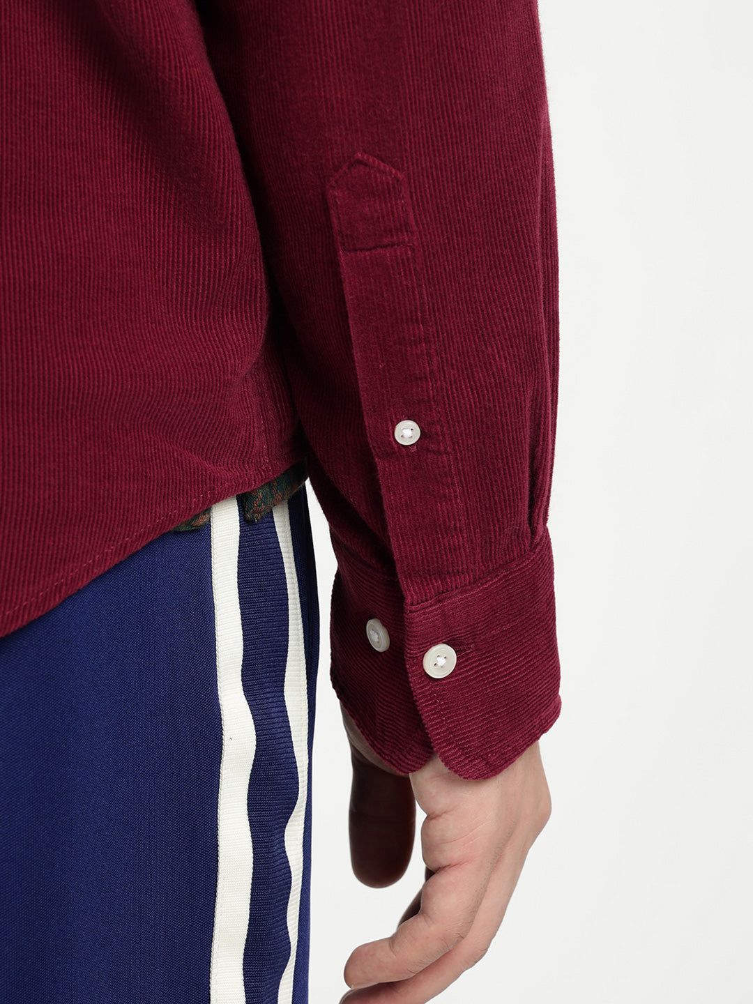 Gant Men Red Solid Collar Shirt