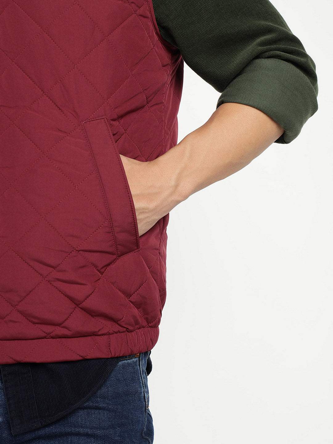 Gant Men Red Solid Collar Jacket