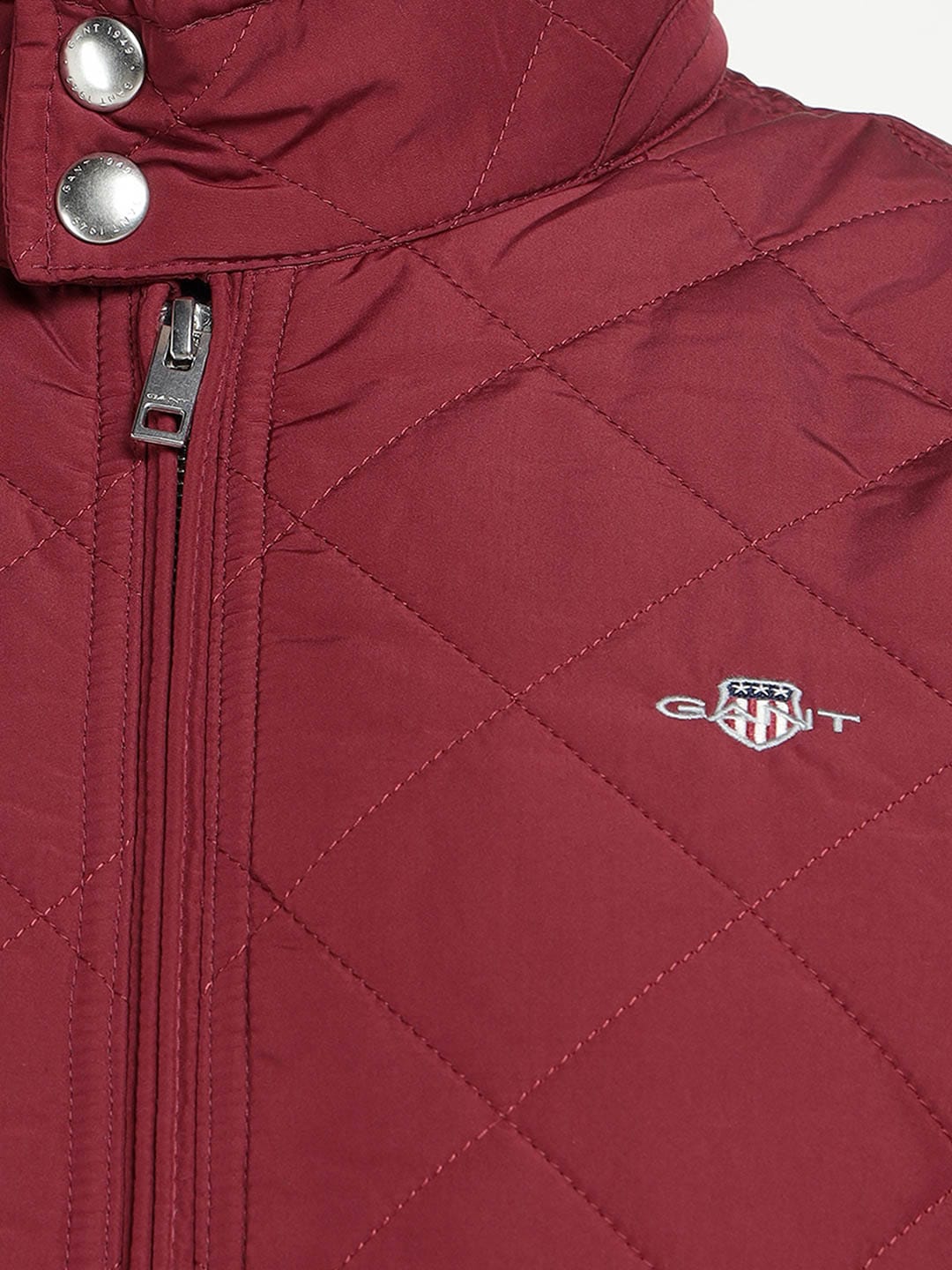 Gant Men Red Solid Collar Jacket