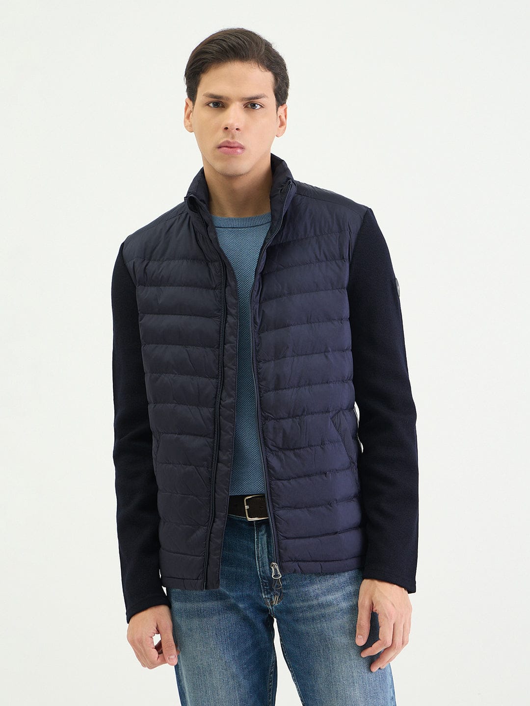 Gant Men Regular Navy Blue Quilted Jacket