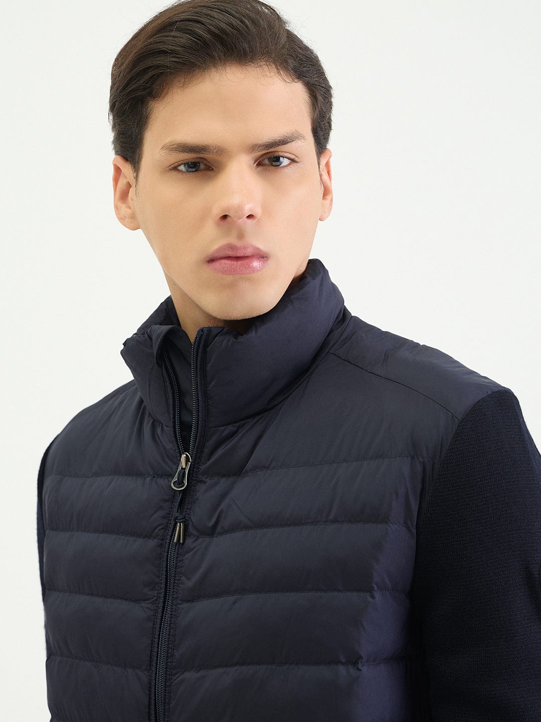 Gant Men Regular Navy Blue Quilted Jacket