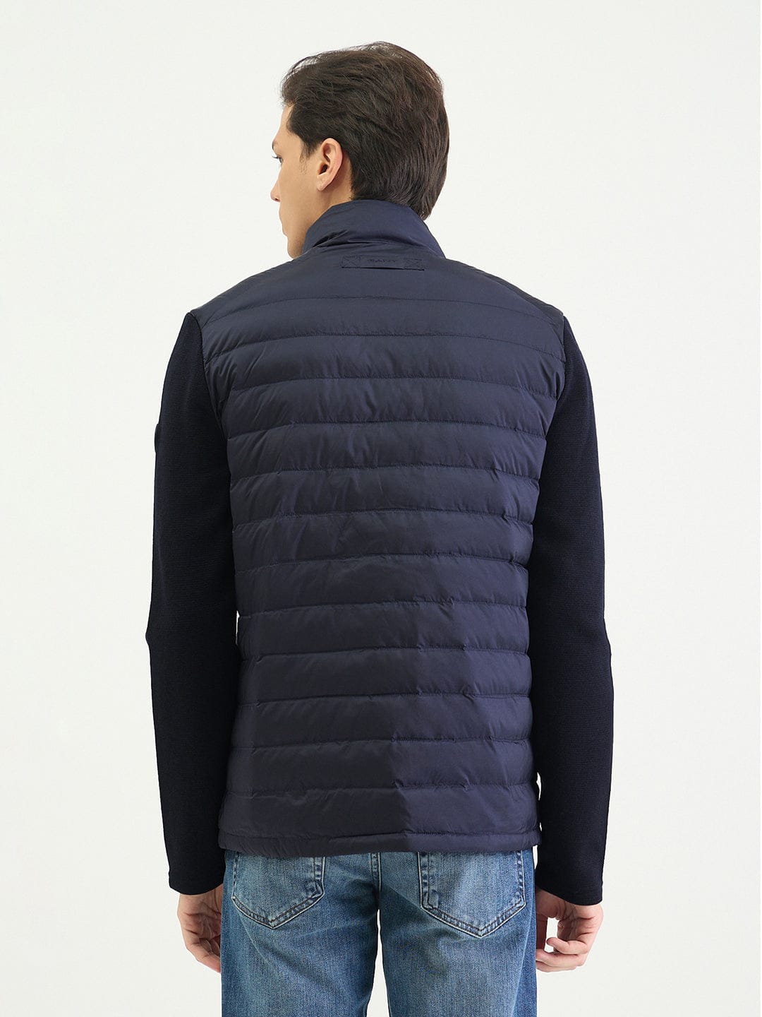 Gant Men Regular Navy Blue Quilted Jacket