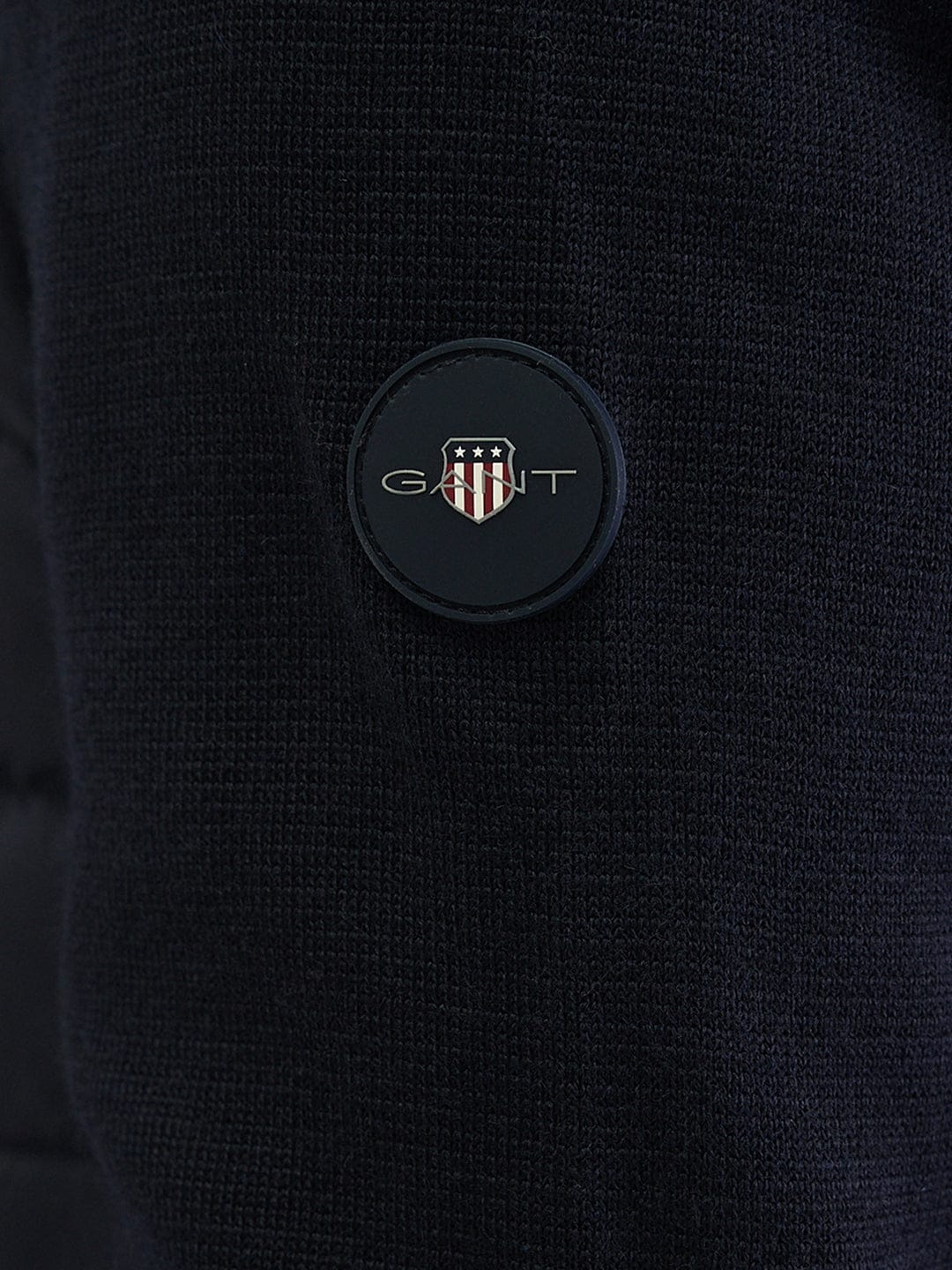 Gant Men Regular Navy Blue Quilted Jacket
