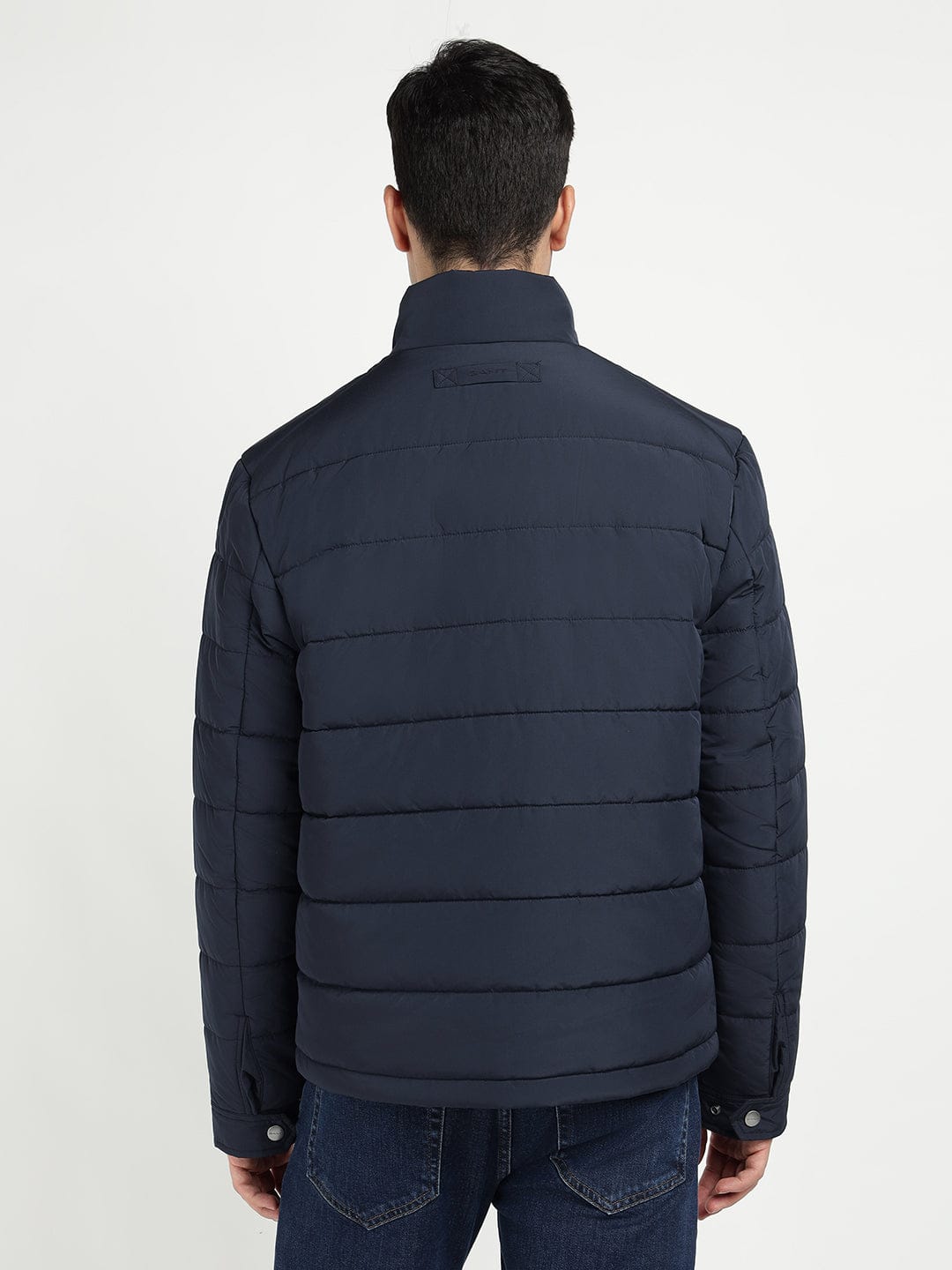 Gant Men Blue Solid Collar Jacket