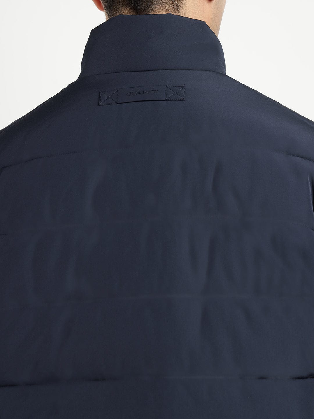 Gant Men Blue Solid Collar Jacket