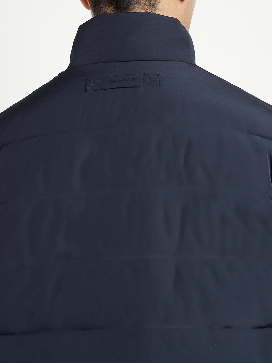 Gant Men Blue Solid Collar Jacket