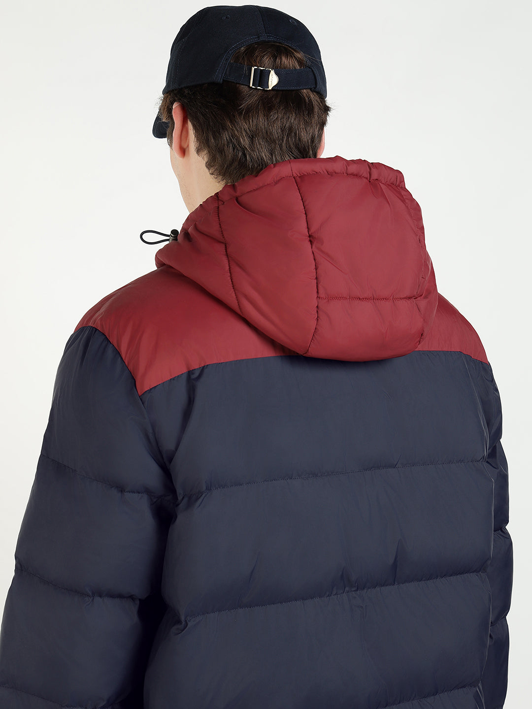 Gant Men Blue Coloublocked Collar Jacket