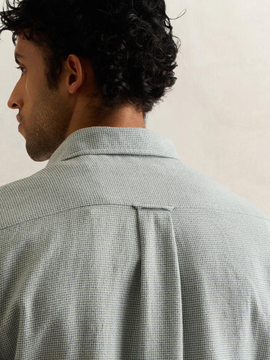 Gant Men Green Checked Regular Fit Cotton Shirt