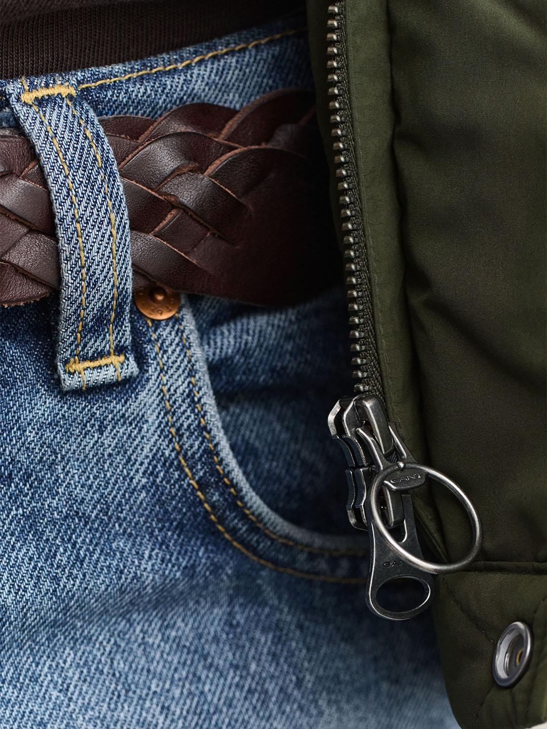 Gant Men Green Quilted Regular Fit Puffer Jacket