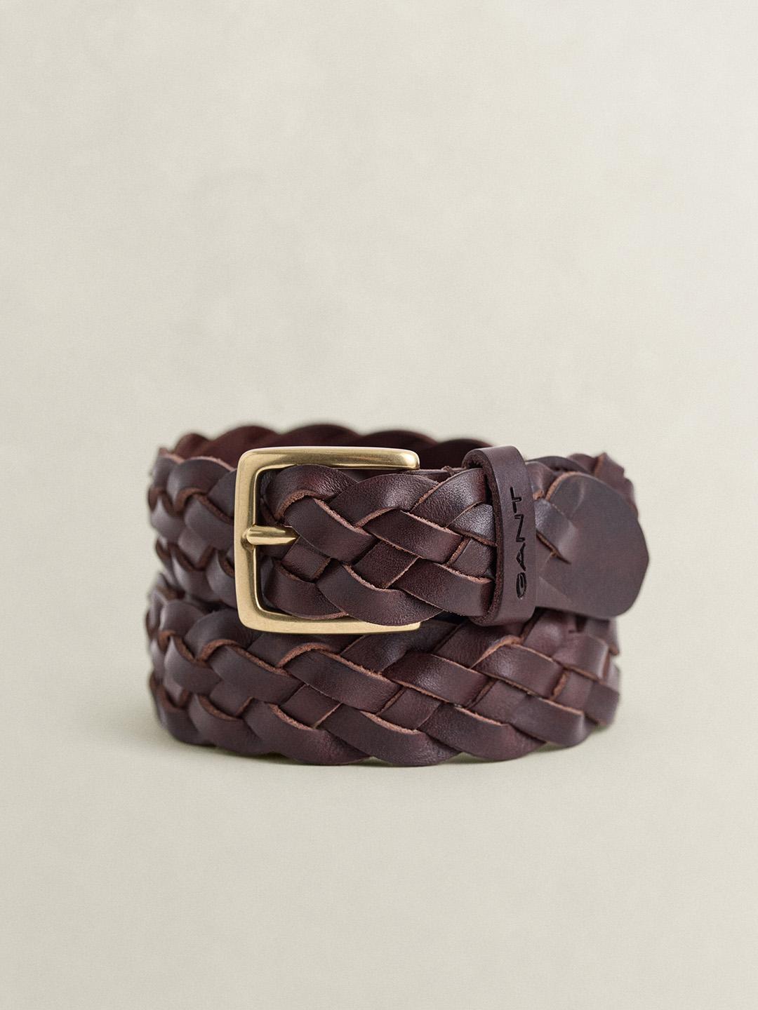 Gant Men Brown Braided Belt