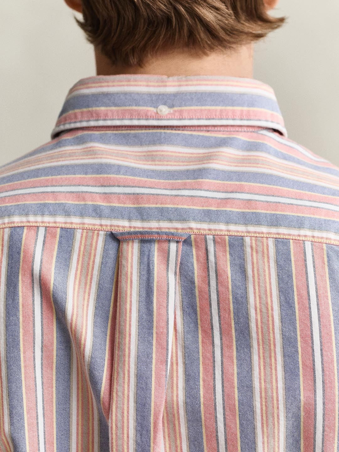 Gant Men Multicolour Striped Regular Fit Classic Oxford Shirt