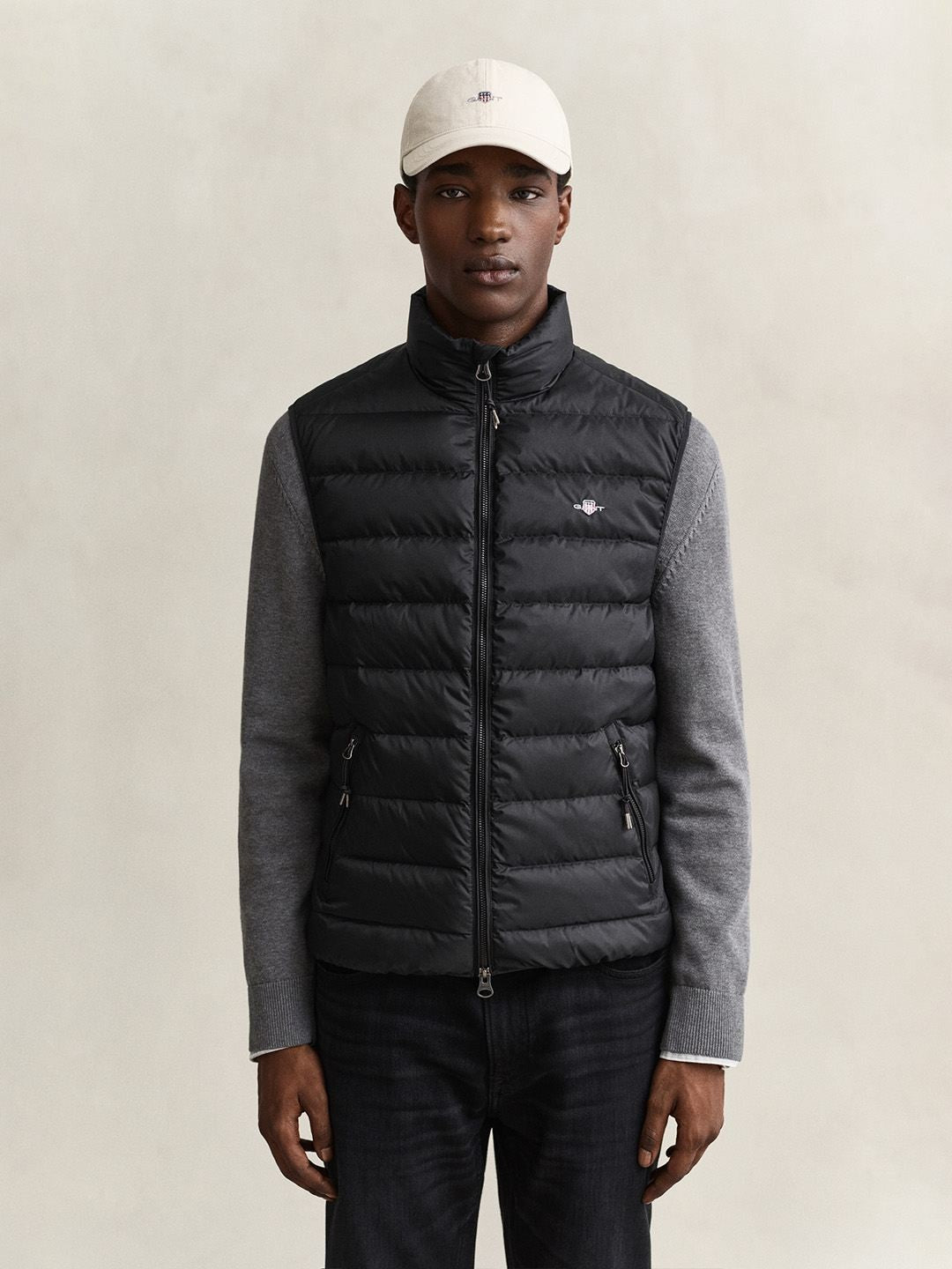 Gant Men Black Quilted Regular Fit Puffer Jacket