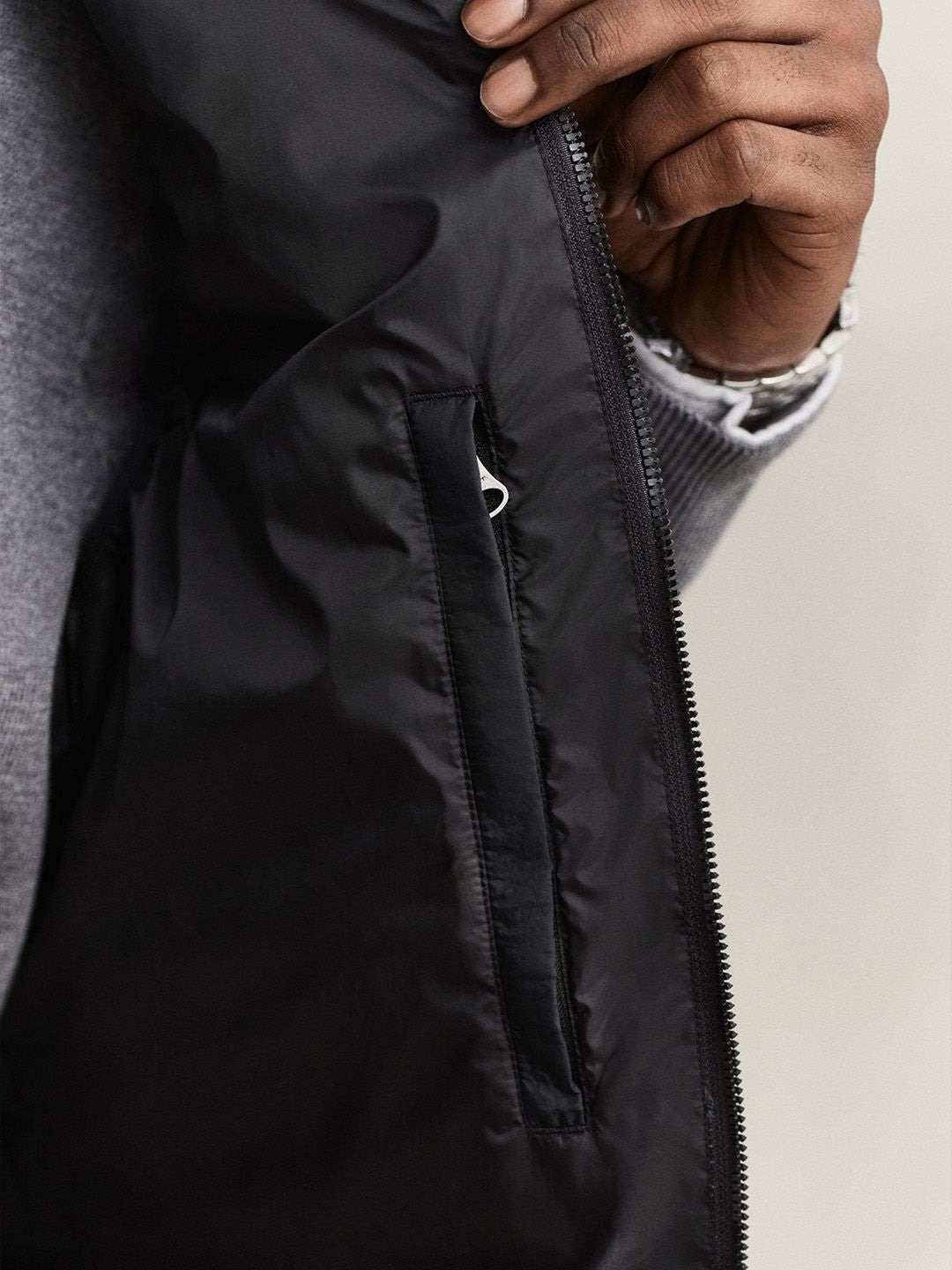 Gant Men Black Quilted Regular Fit Puffer Jacket