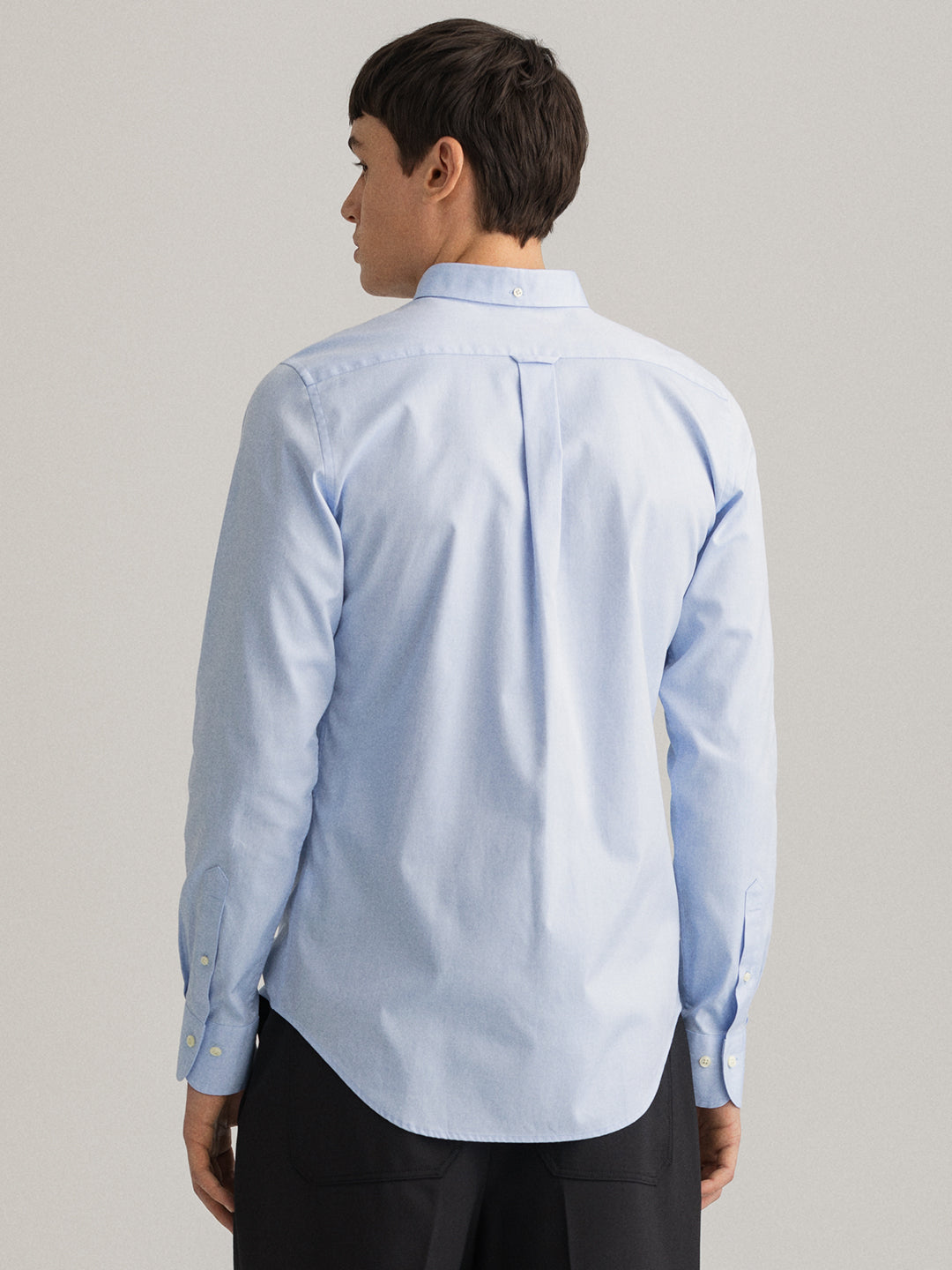 Gant Blue Pinpoint Oxford Clu Slim Fit Shirt