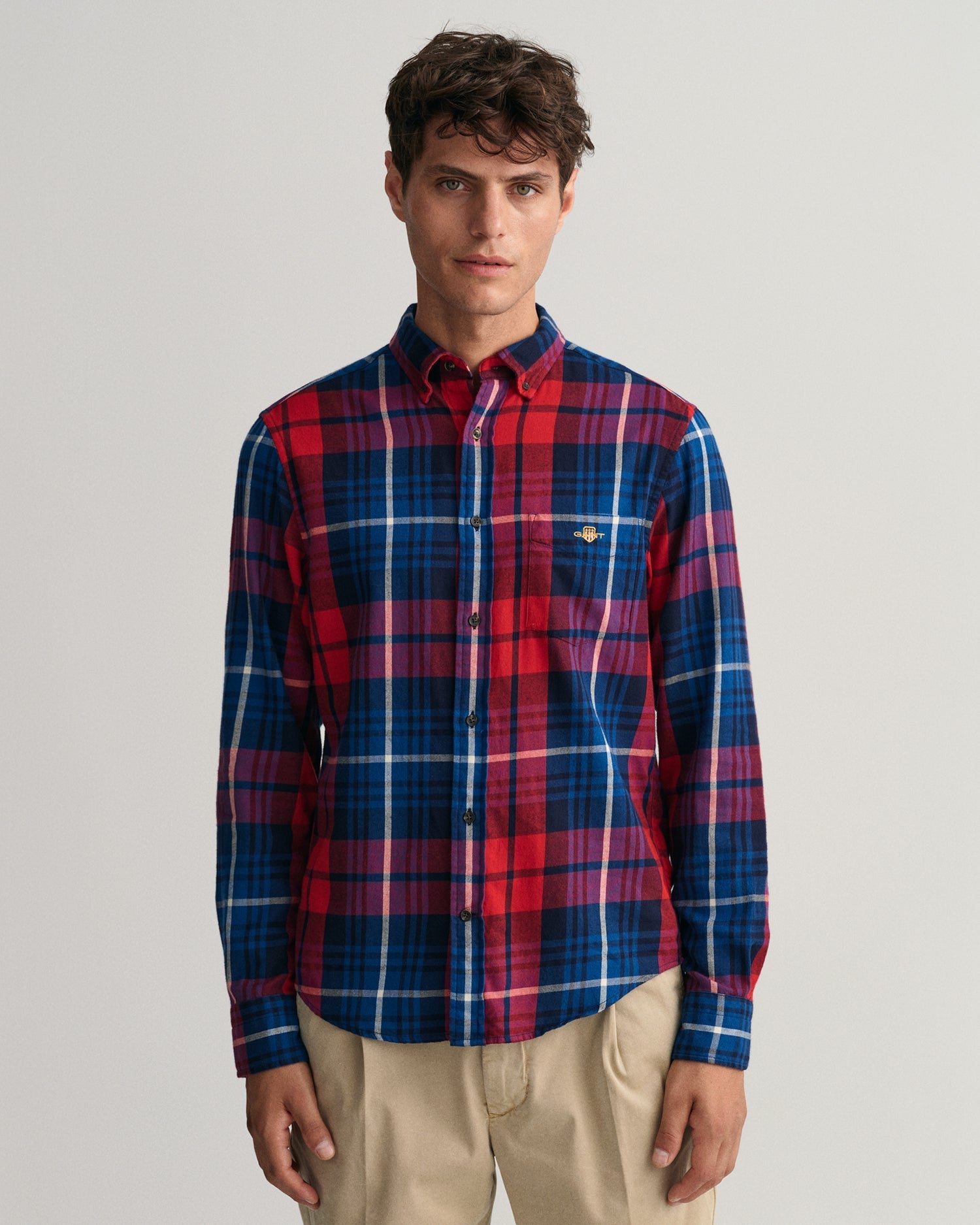 Gant Multi Checked Regular Fit Shirt