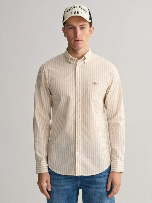 Gant Sand Striped Regular Fit Shirt