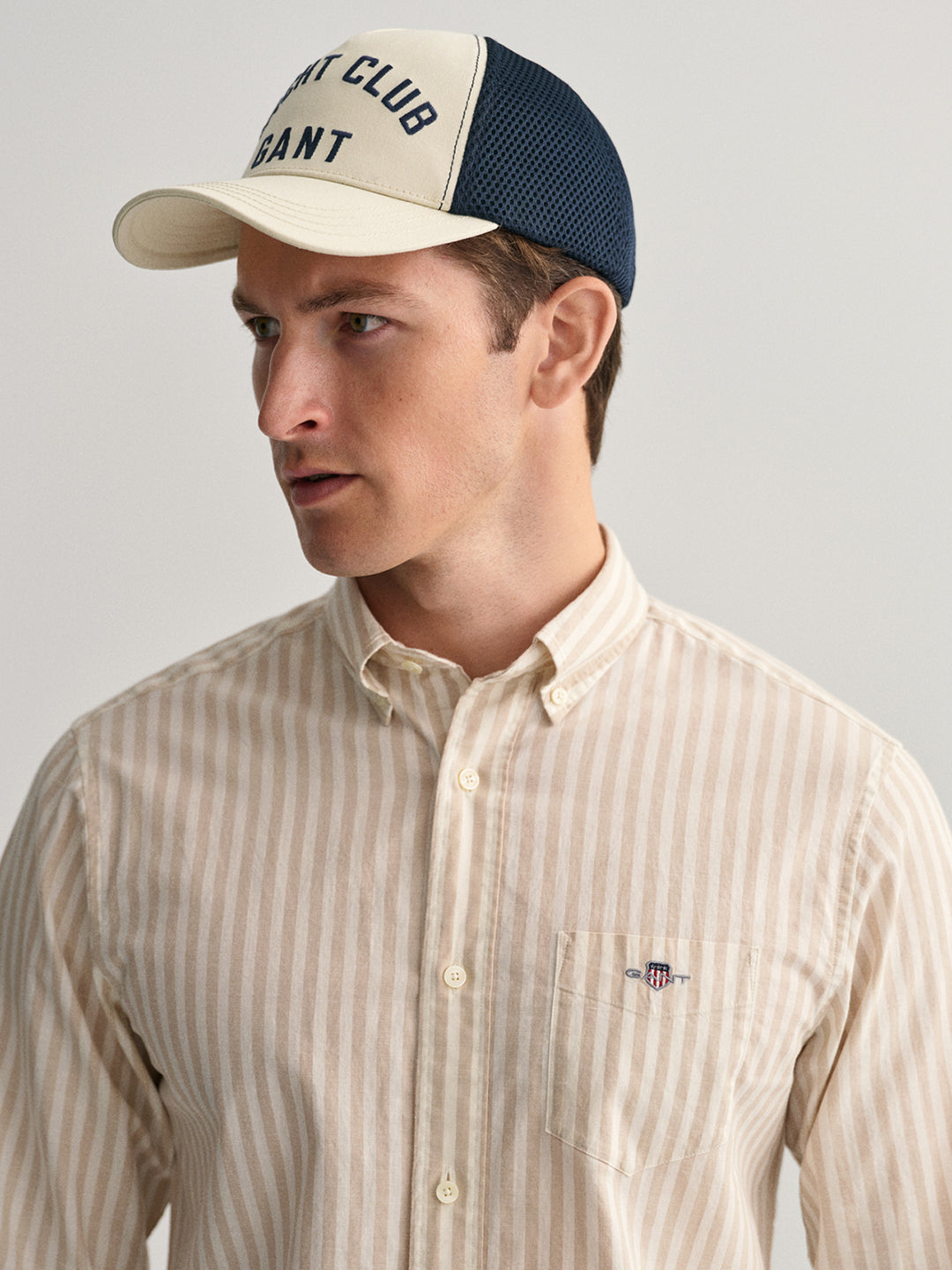 Gant Sand Striped Regular Fit Shirt