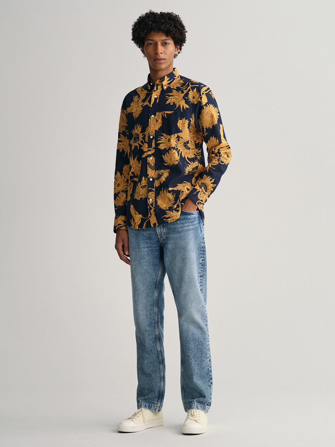 Gant Multi Sunflower Print Regular Fit Shirt