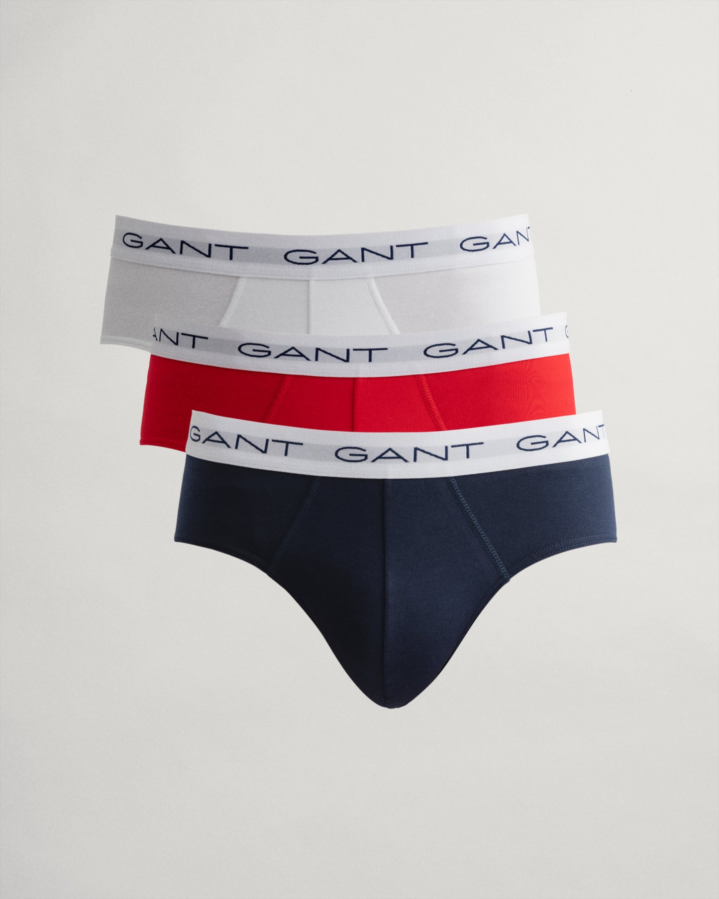 Gant Men Multi Solid Briefs-Pack of 3