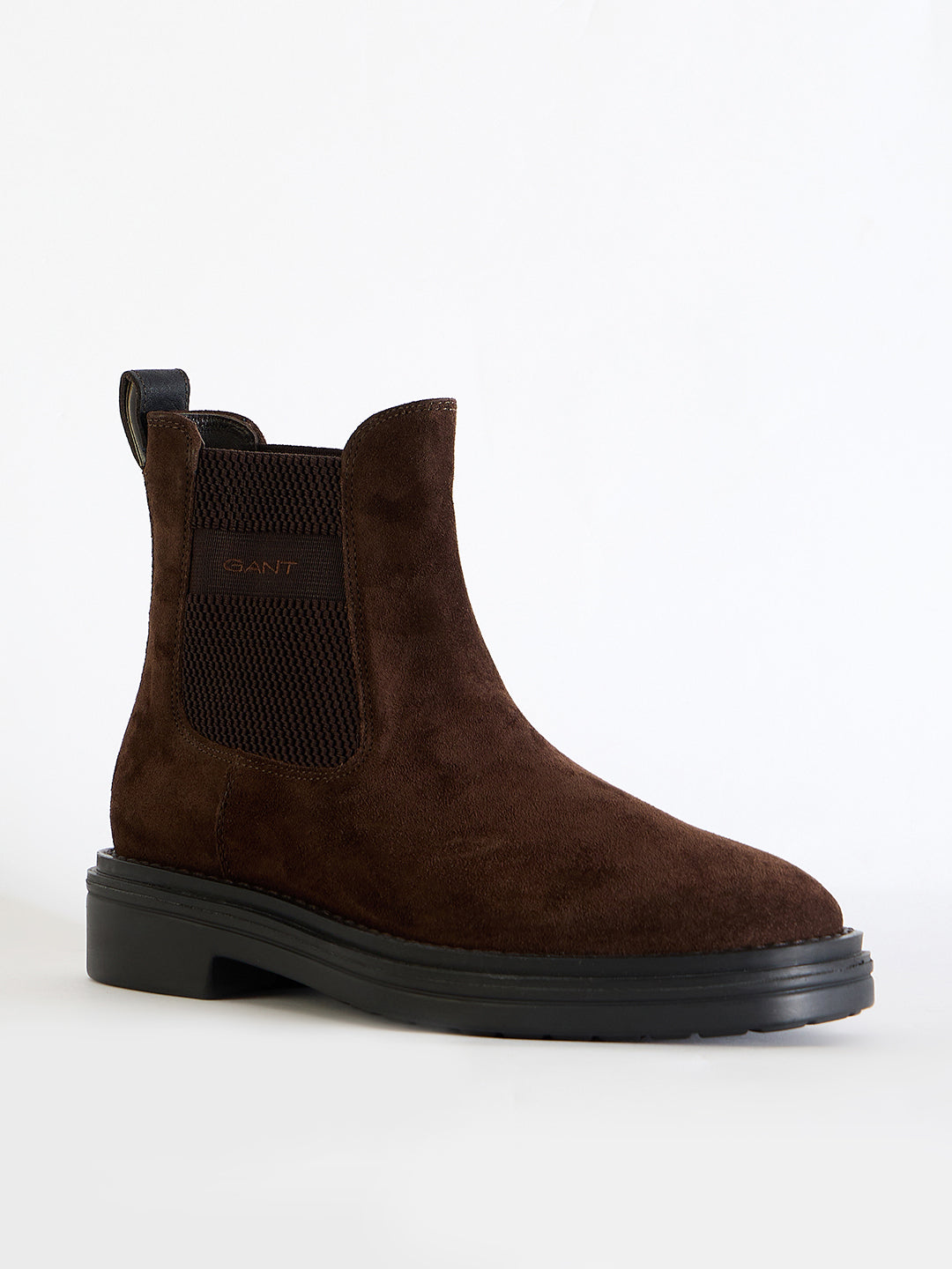 Gant Men Brown Solid Slip-On Round Toe Boots