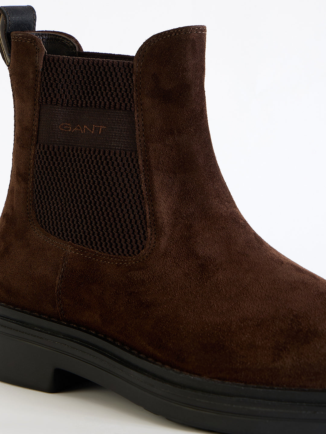 Gant Men Brown Solid Slip-On Round Toe Boots
