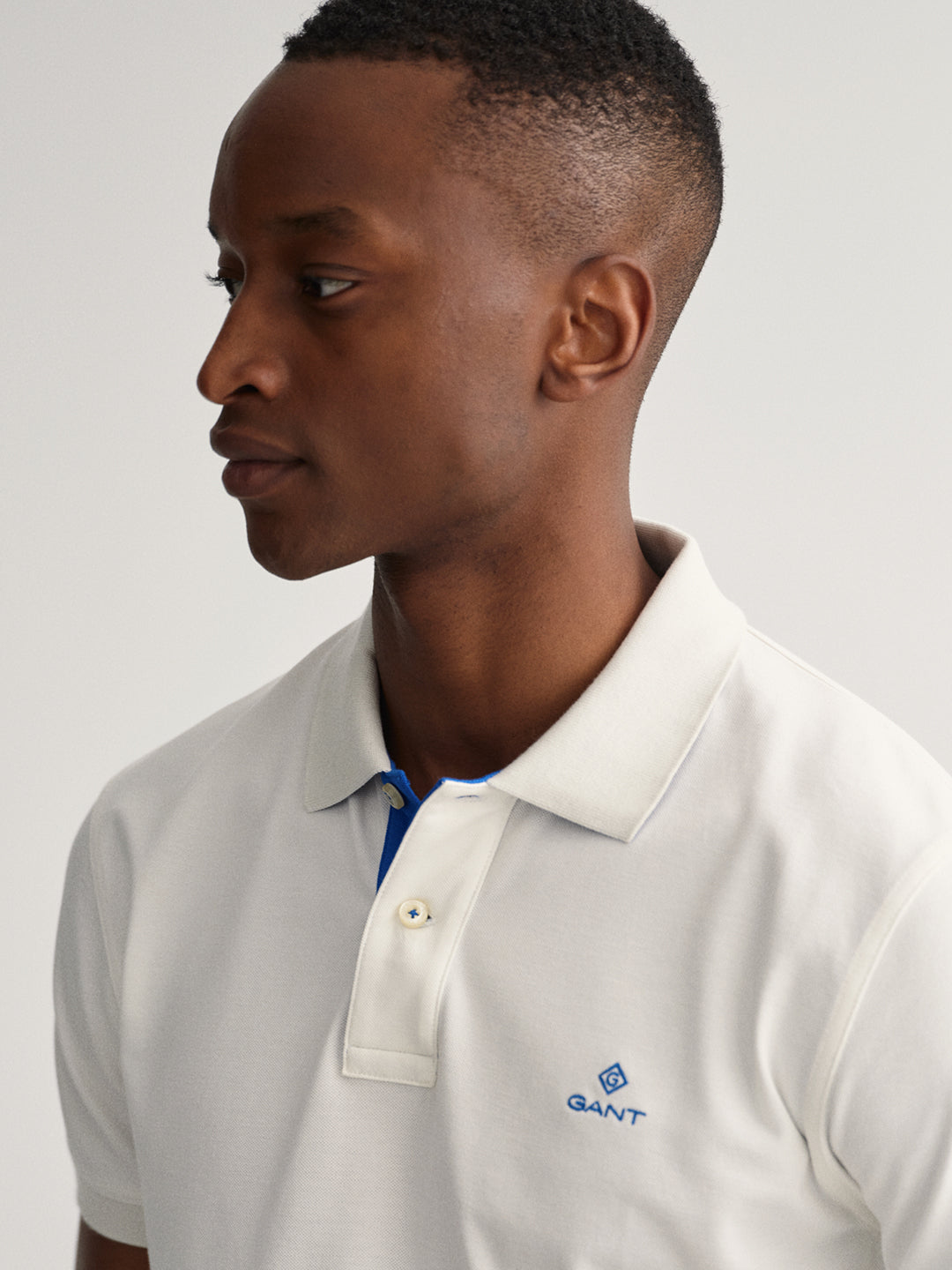 Gant White Regular Fit Polo T-Shirt