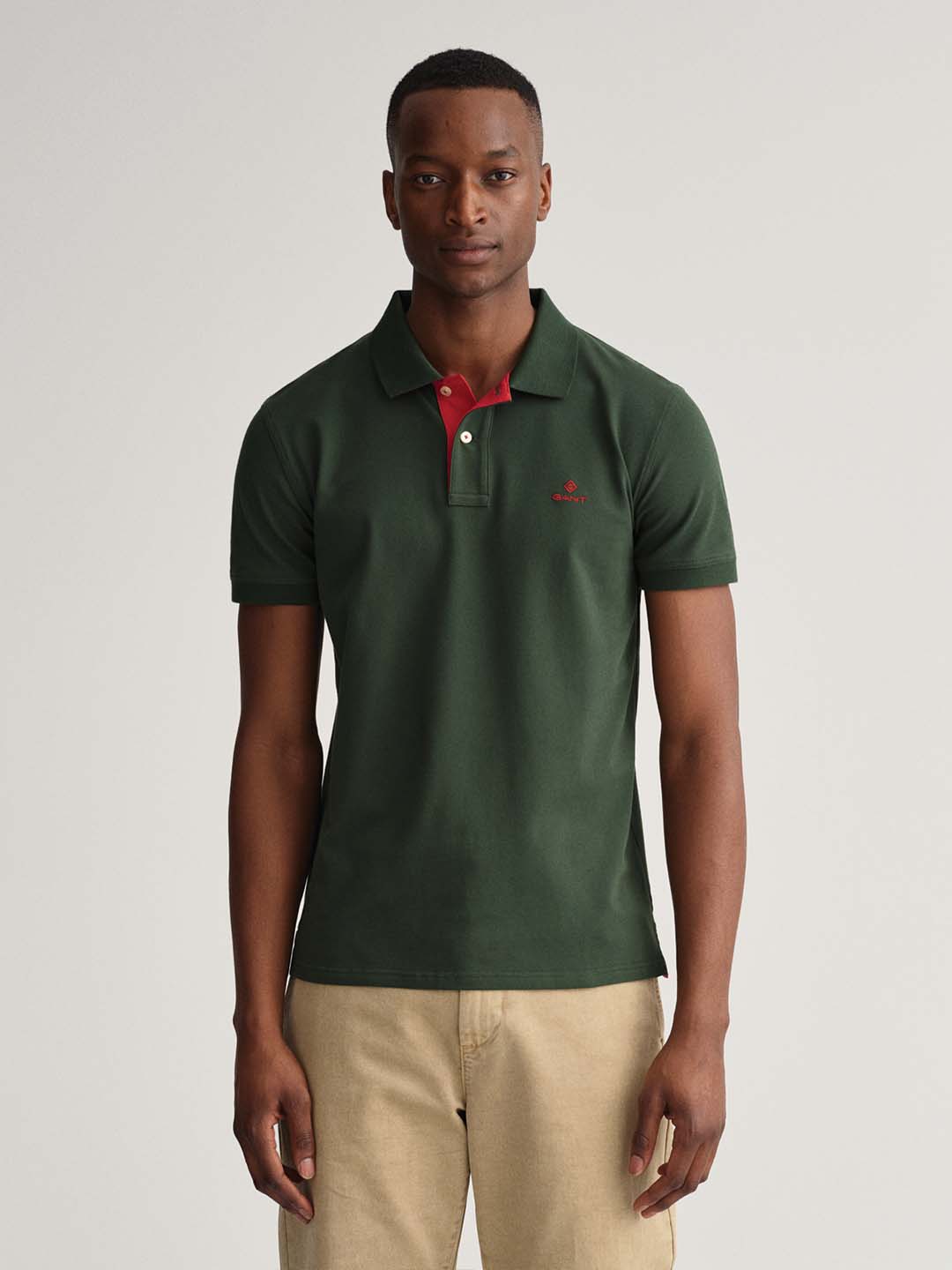 Gant Green Regular Fit Polo T-Shirt
