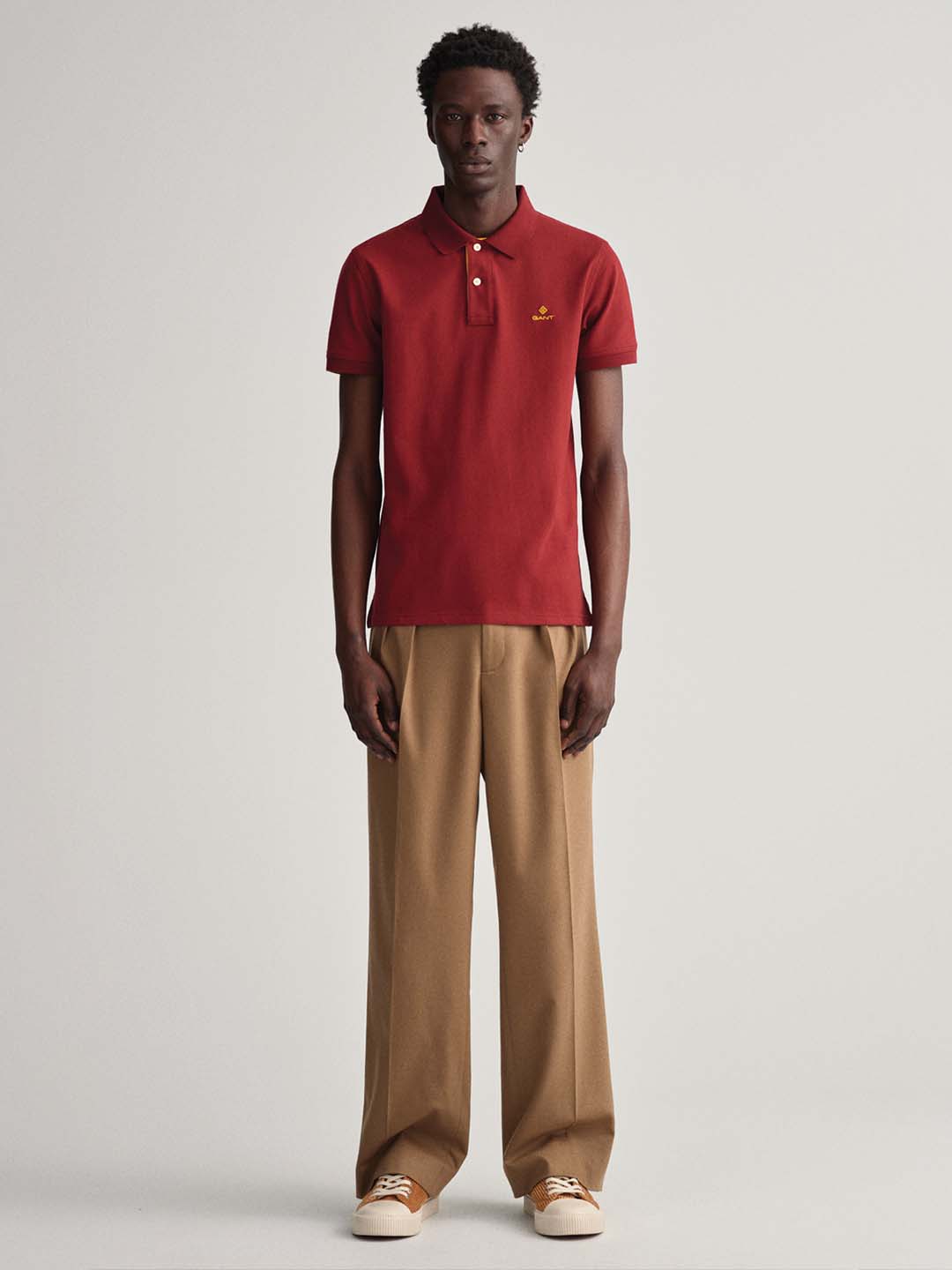 Gant Navy Blue Regular Fit Polo T-Shirt