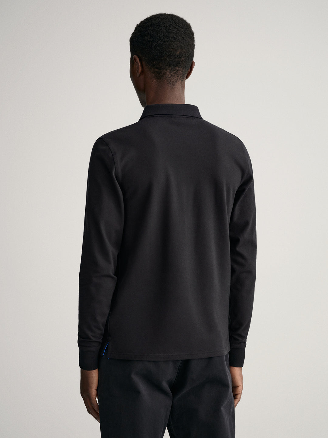 Gant Black Regular Fit Polo T-Shirt