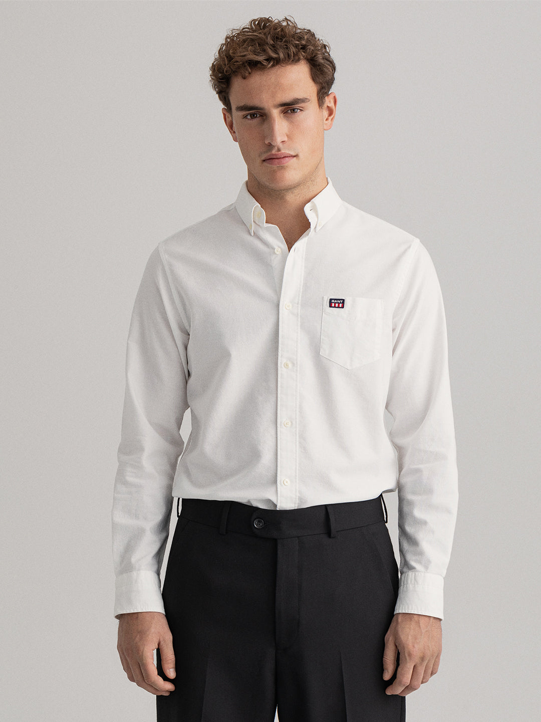 Gant White Regular Fit Shirt