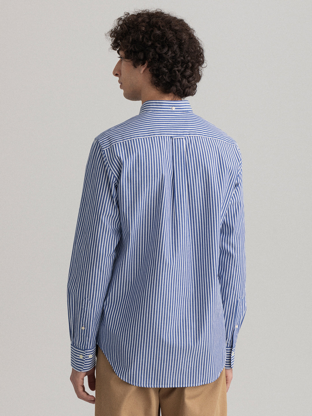 Gant Blue Striped Regular Fit Shirt