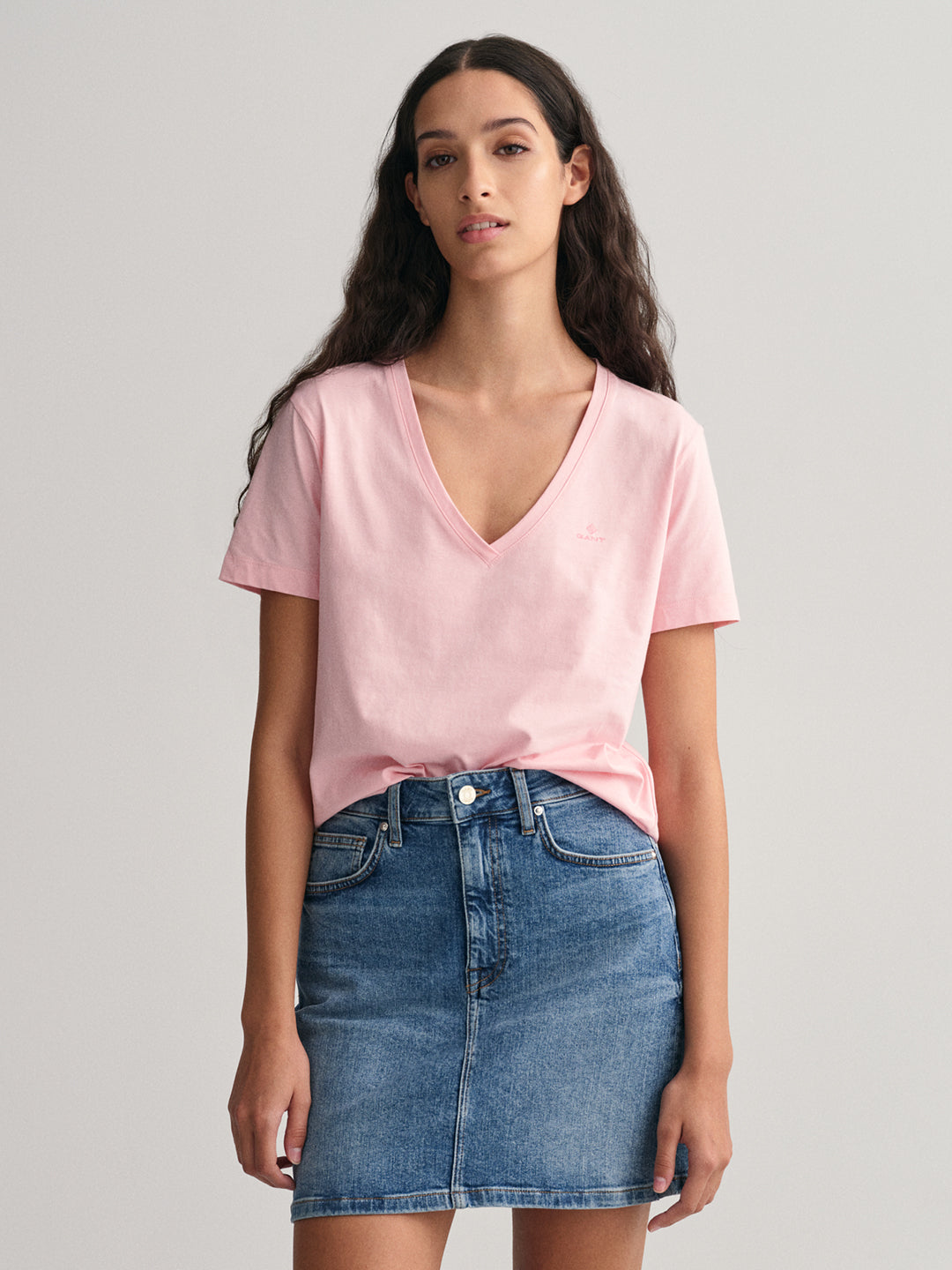 Gant Pink Preppy Relaxed Fit T-Shirt