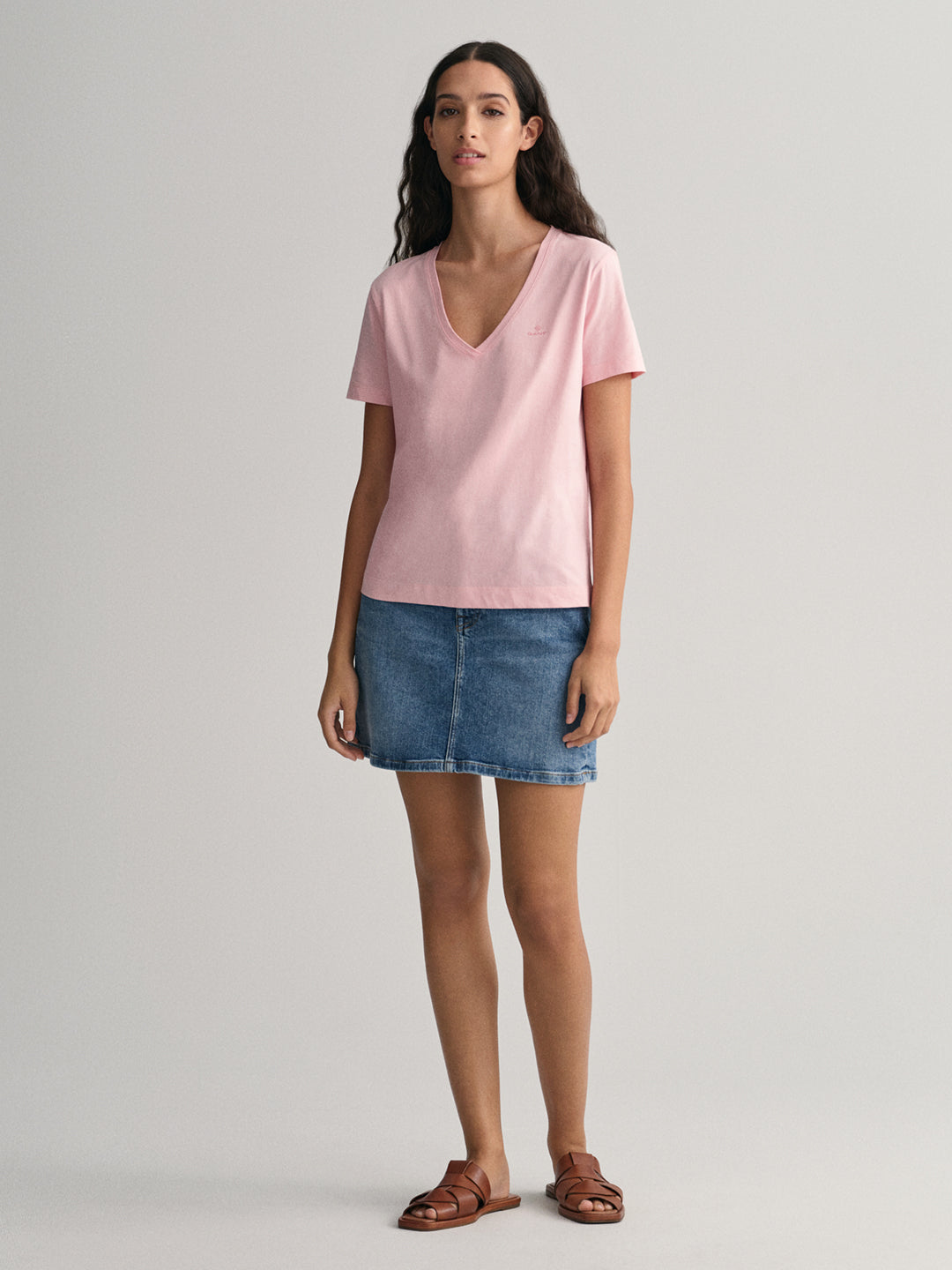 Gant Pink Preppy Relaxed Fit T-Shirt