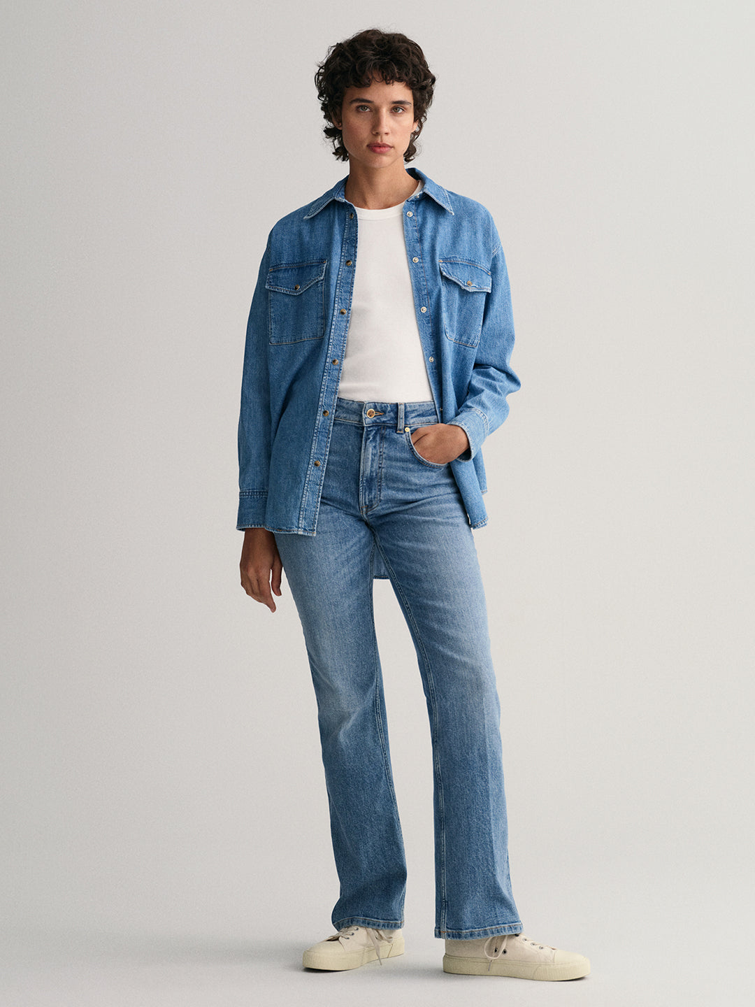 Gant White Preppy Slim Fit Tank Top