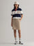 Gant Women Khaki Solid Straight Above-Knee Chino Skirt