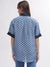Gant Women Blue Printed Short Sleeves Shirt