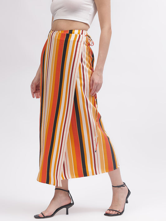 Gant Women Multi Striped Regular Fit Skirt