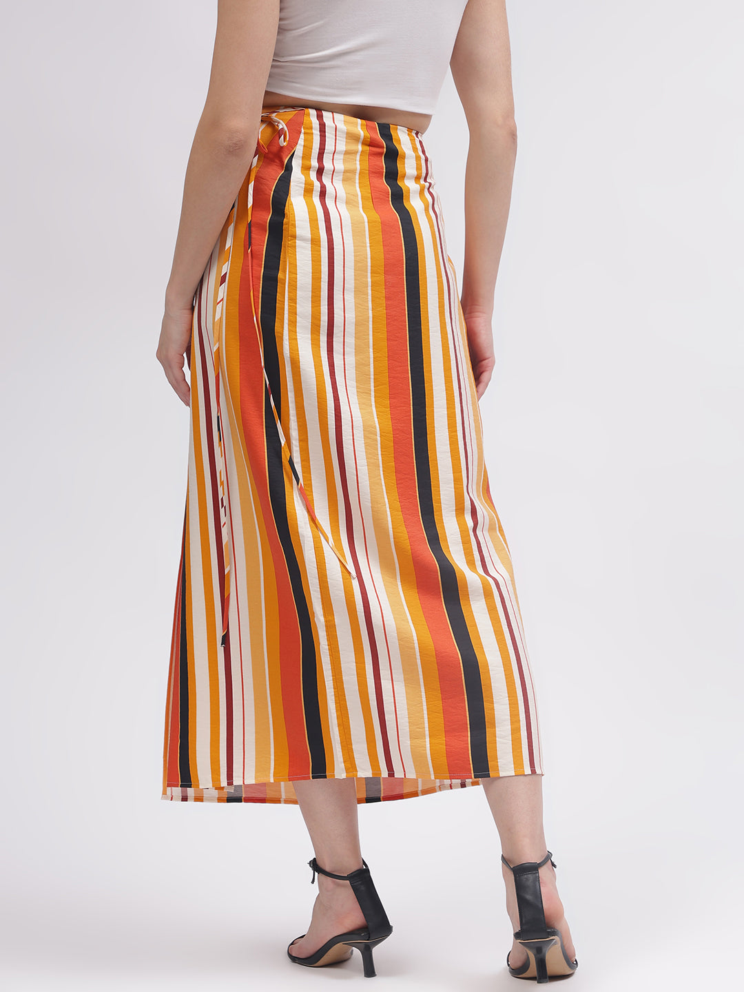 Gant Women Multi Striped Regular Fit Skirt