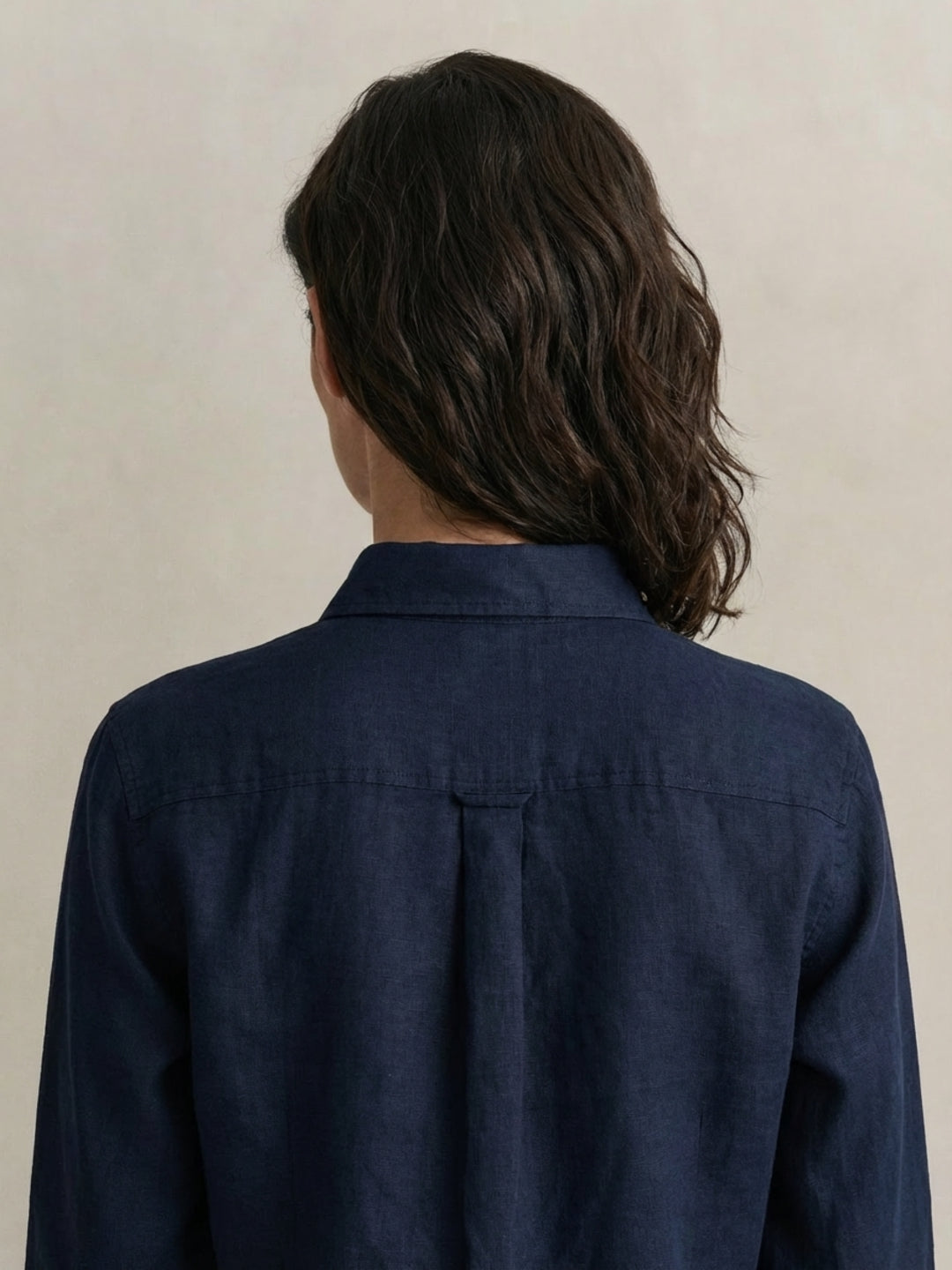 Gant Women Pure Linen Black Shirt