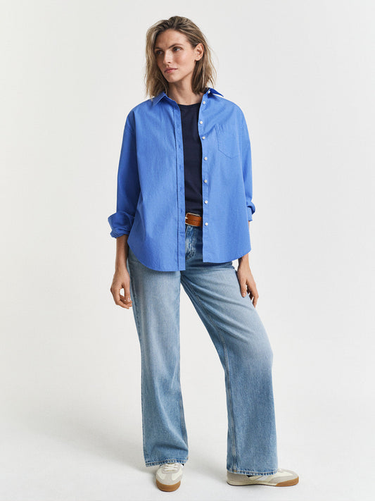 GANT Women Navy Blue Archive Shield T-Shirt