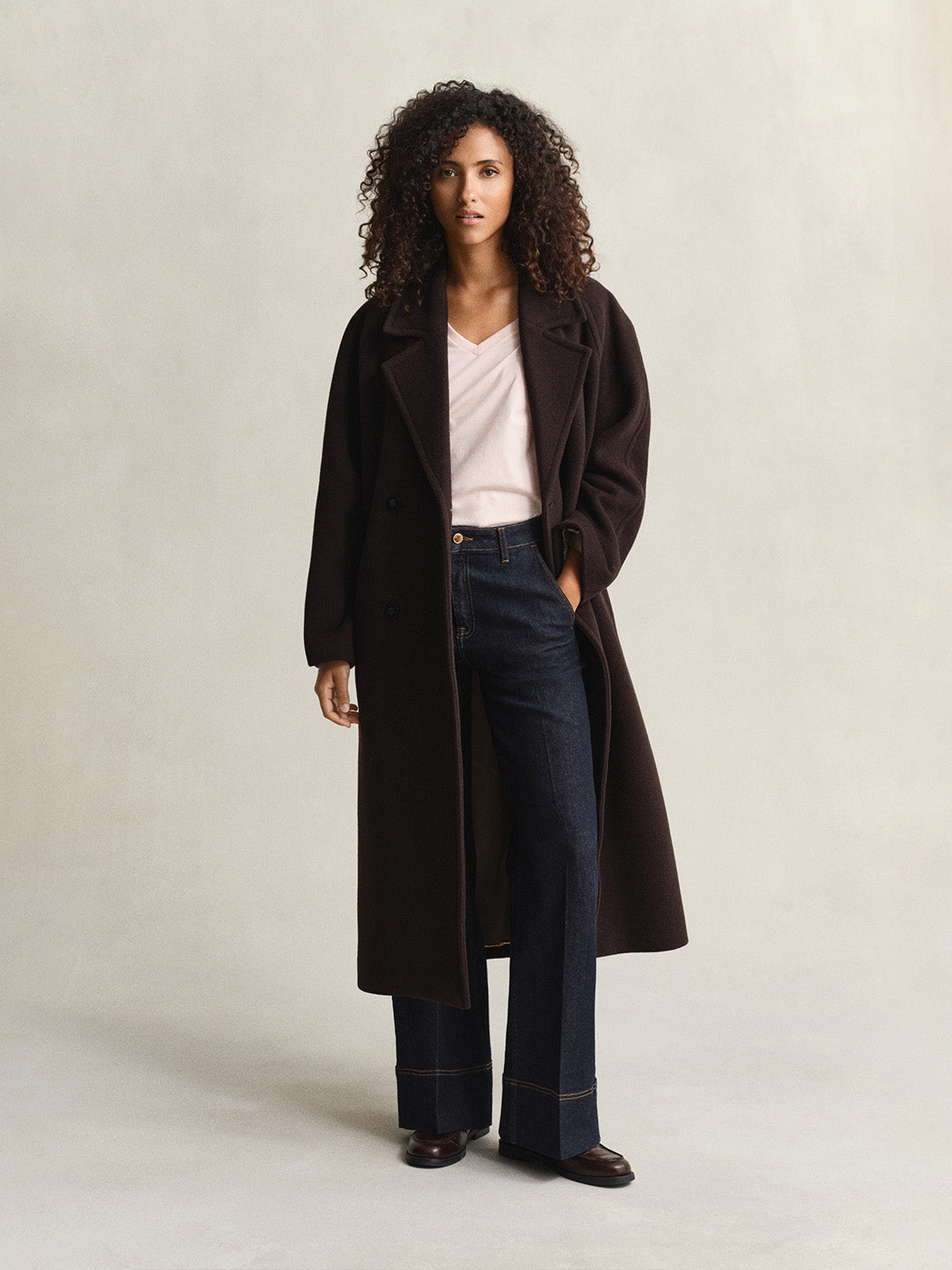 GANT Women Pink Regular Fit V-Neck T-Shirt