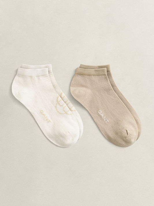 Gant Women Multicolour Printed Ankle Length Monogram Socks Pack of 3