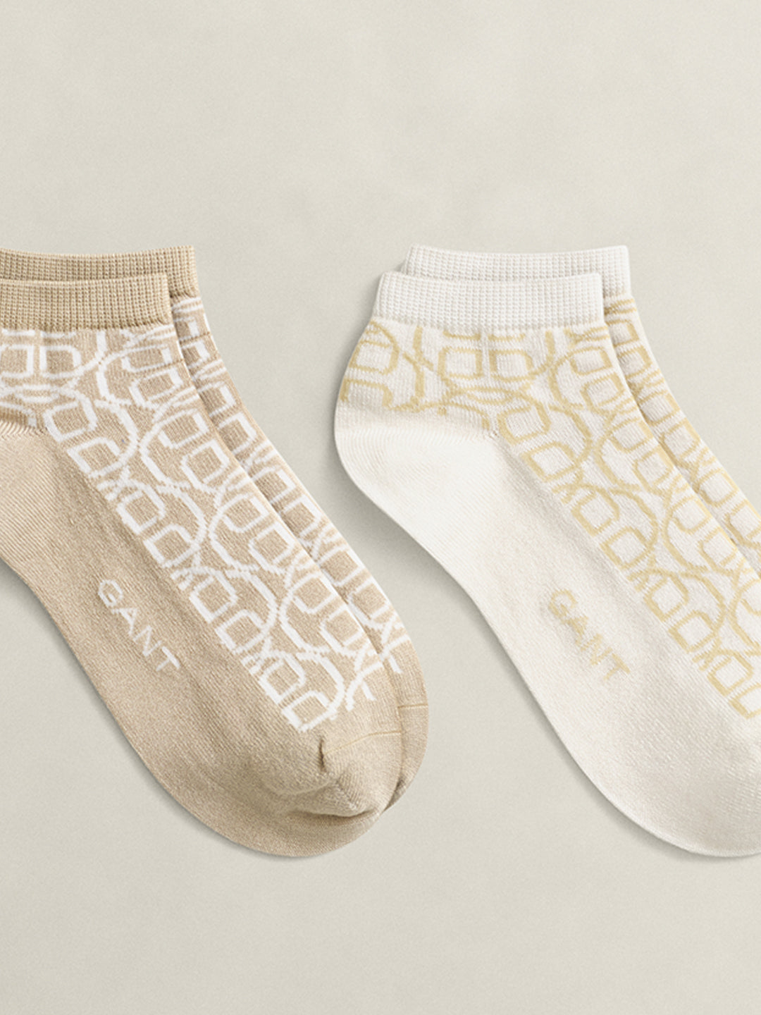 Gant Women Multicolour Printed Monogram Socks Pack of 2