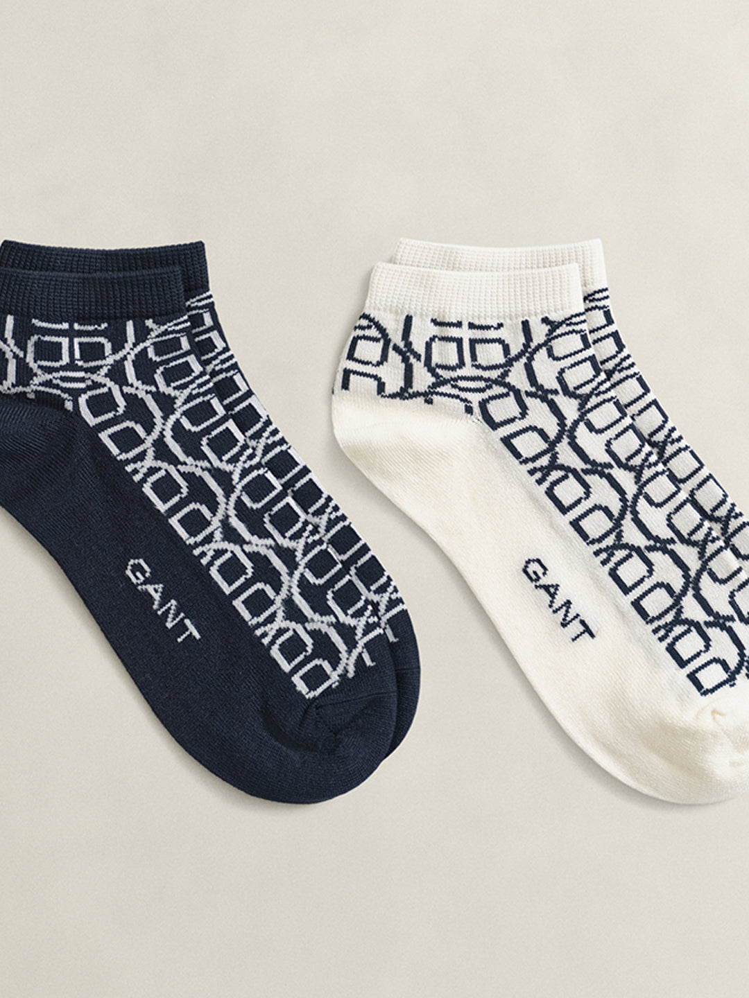 Gant Women Multicolour Printed Monogram Socks Pack of 2