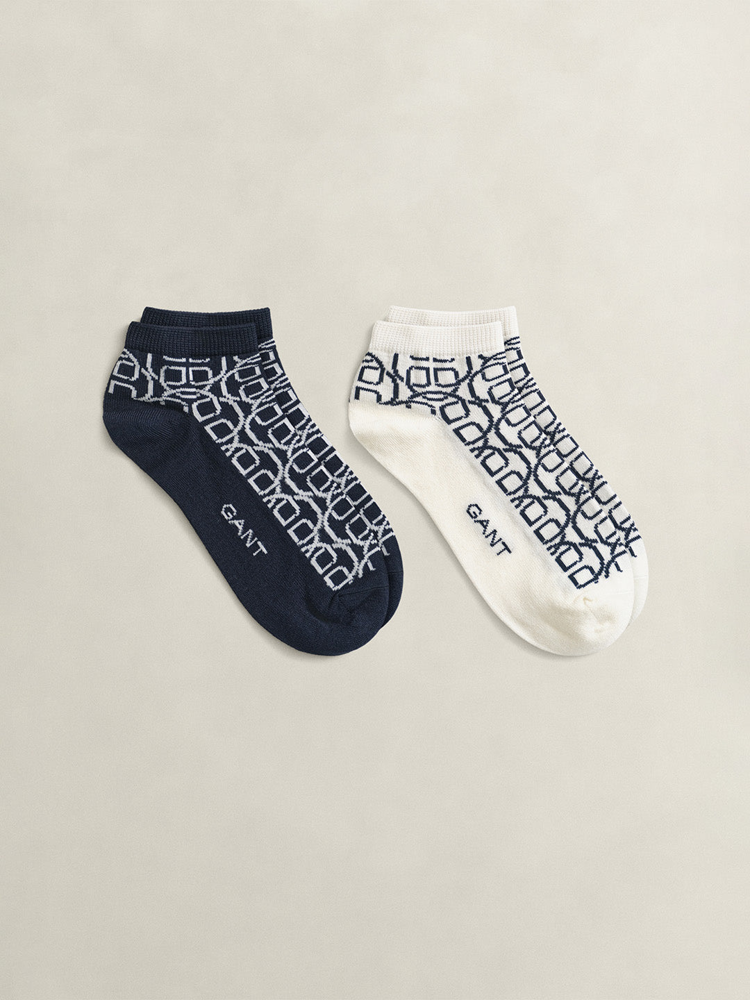 Gant Women Multicolour Printed Monogram Socks Pack of 2