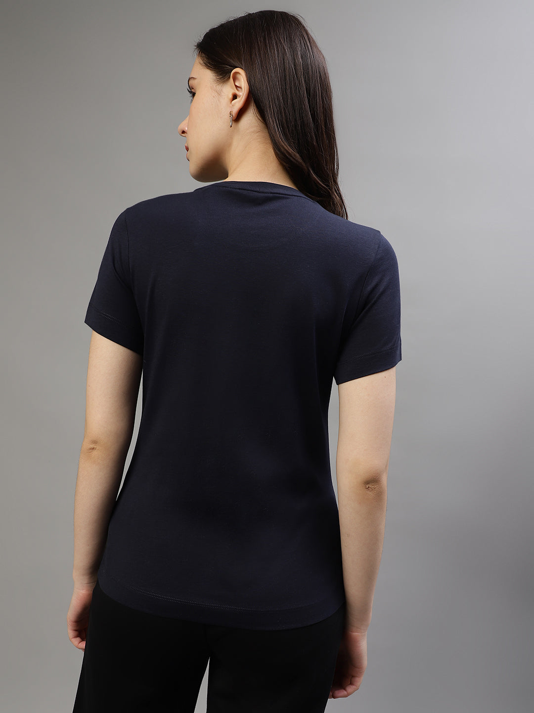 Gant Navy Fashion Printed Regular Fit T-Shirt