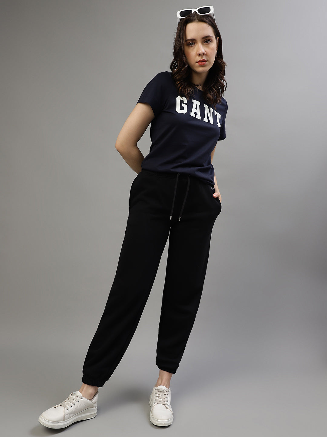 Gant Navy Fashion Printed Regular Fit T-Shirt