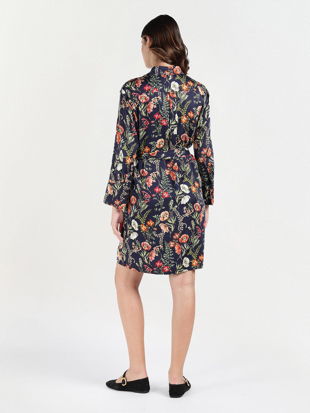 Gant Women Blue Printed Collar Dress