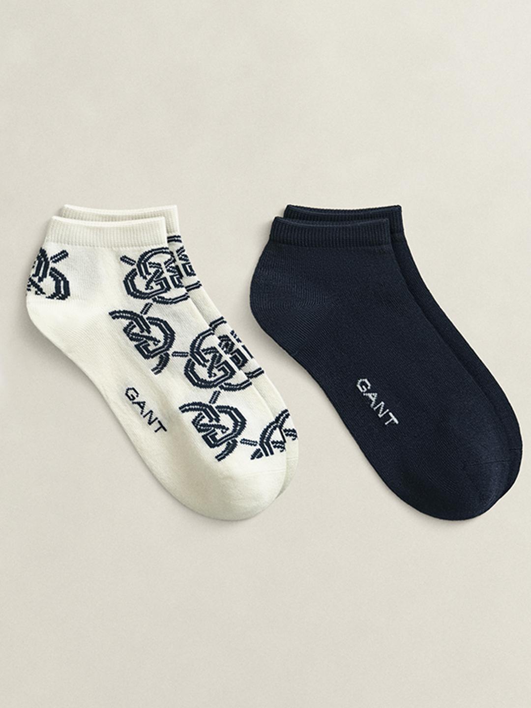 Gant Women Blue Printed Socks - Pack of 3